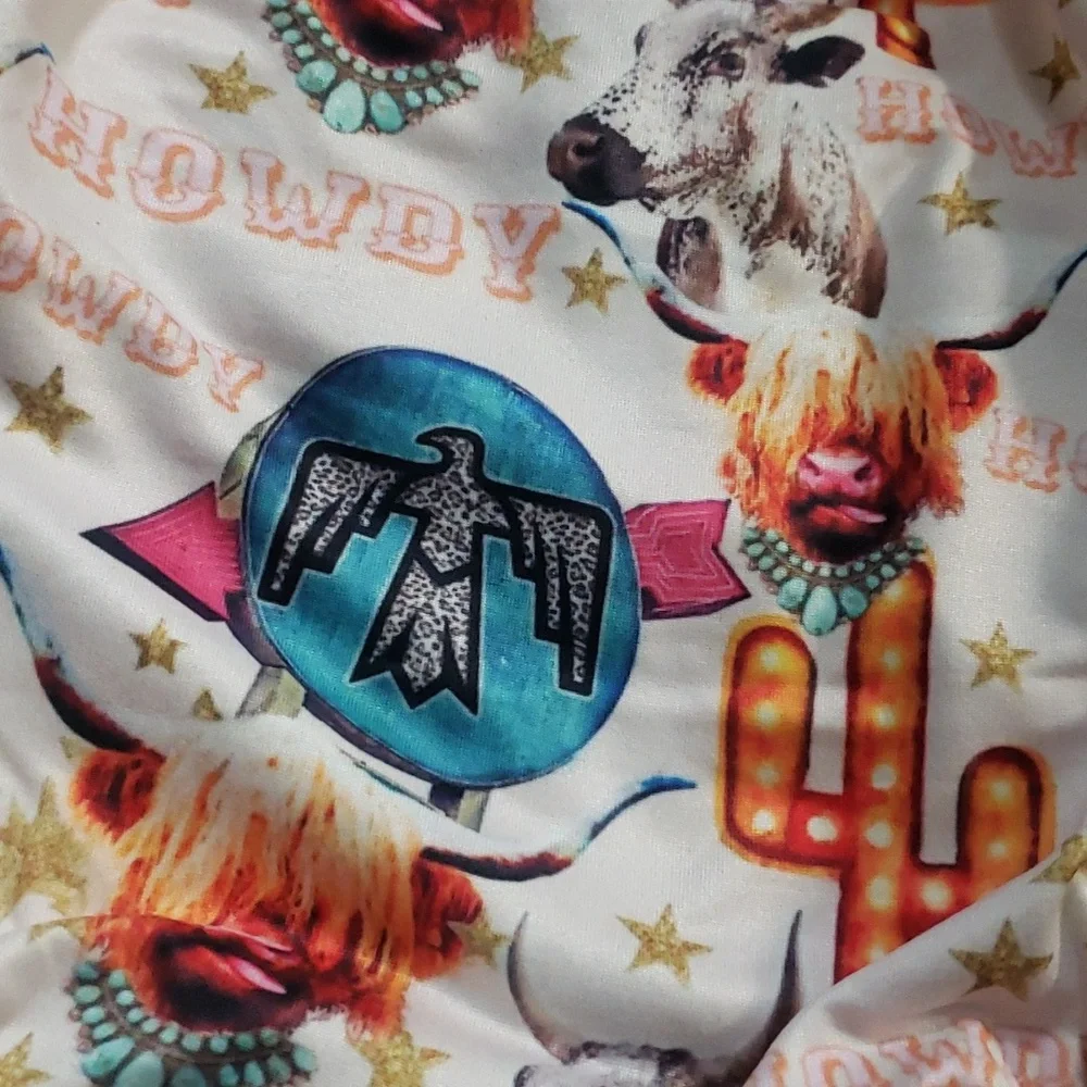 Fringe romper cattle cactus 6 To 12 Months Nwot - Picture 2 of 5